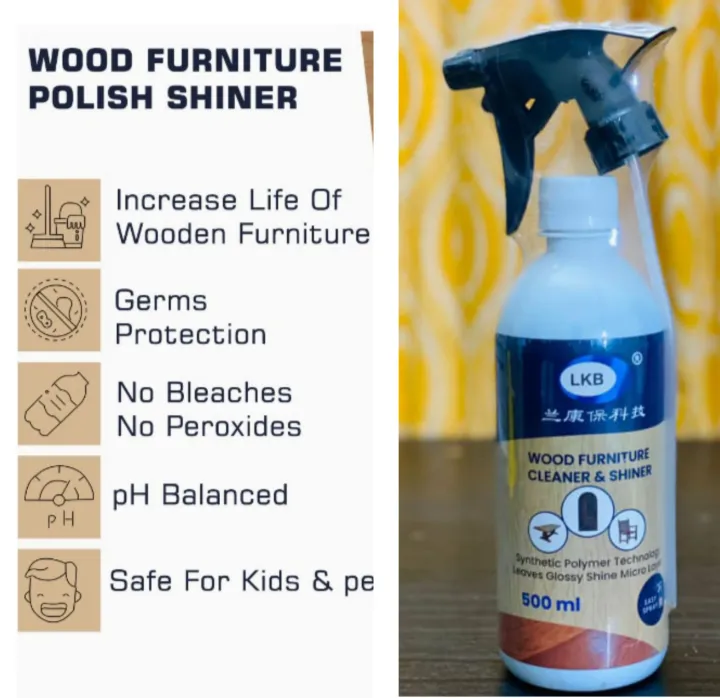 wood furniture polish shiner cleaner glossy spray for Clean, Shiny and Smooth Surface-500ml