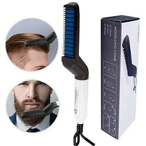 Modelling Comb Men Beard and Hair Quick Straightener