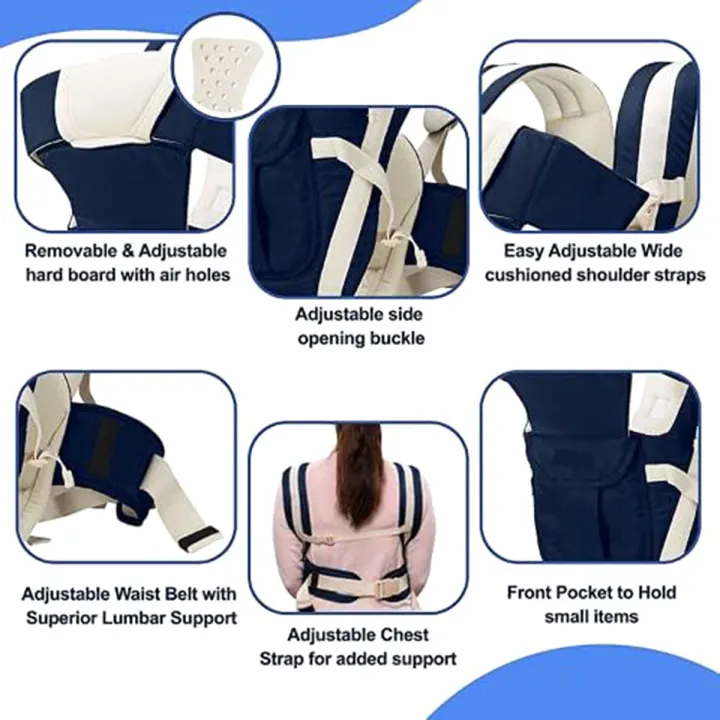 Baby Carrier with Strong Belt For 4 months Toddler