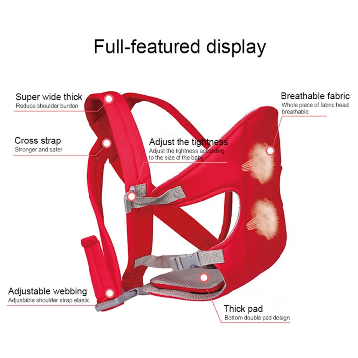 Child Carrier Wrap- Suitable for 6 - 24 months (up to 10 kg)