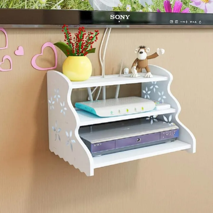Wall In Wall Router Stand (3 layer)
