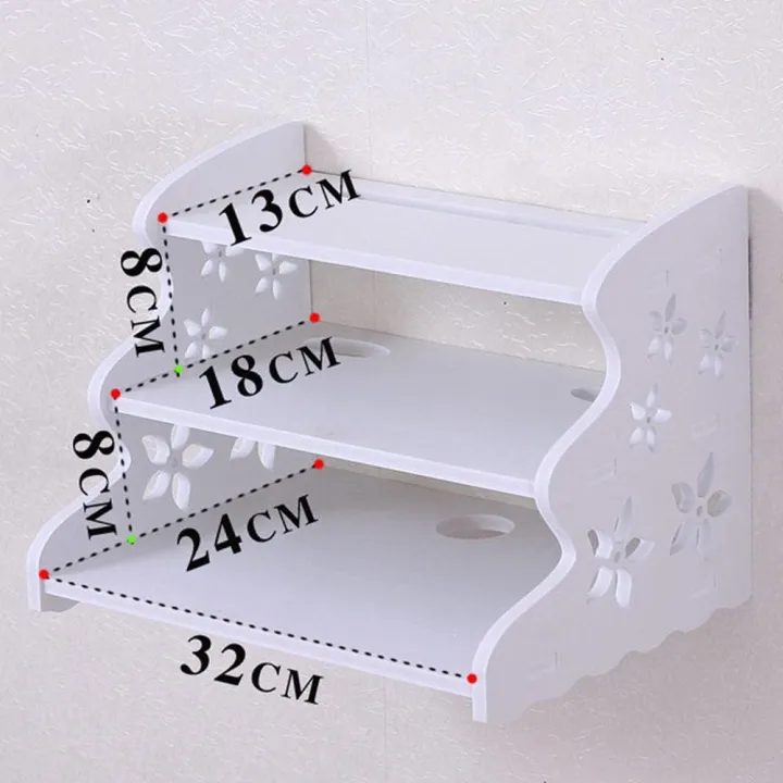 Wall In Wall Router Stand (3 layer)